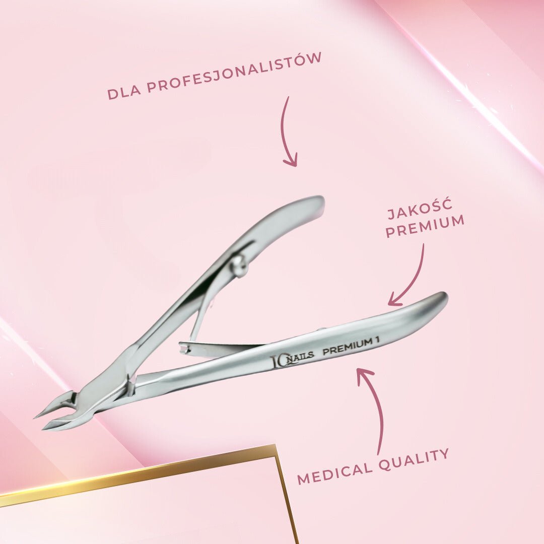 Cążki do skórek premium (długość ostrzy 3 mm lub 5 mm) - iqnails