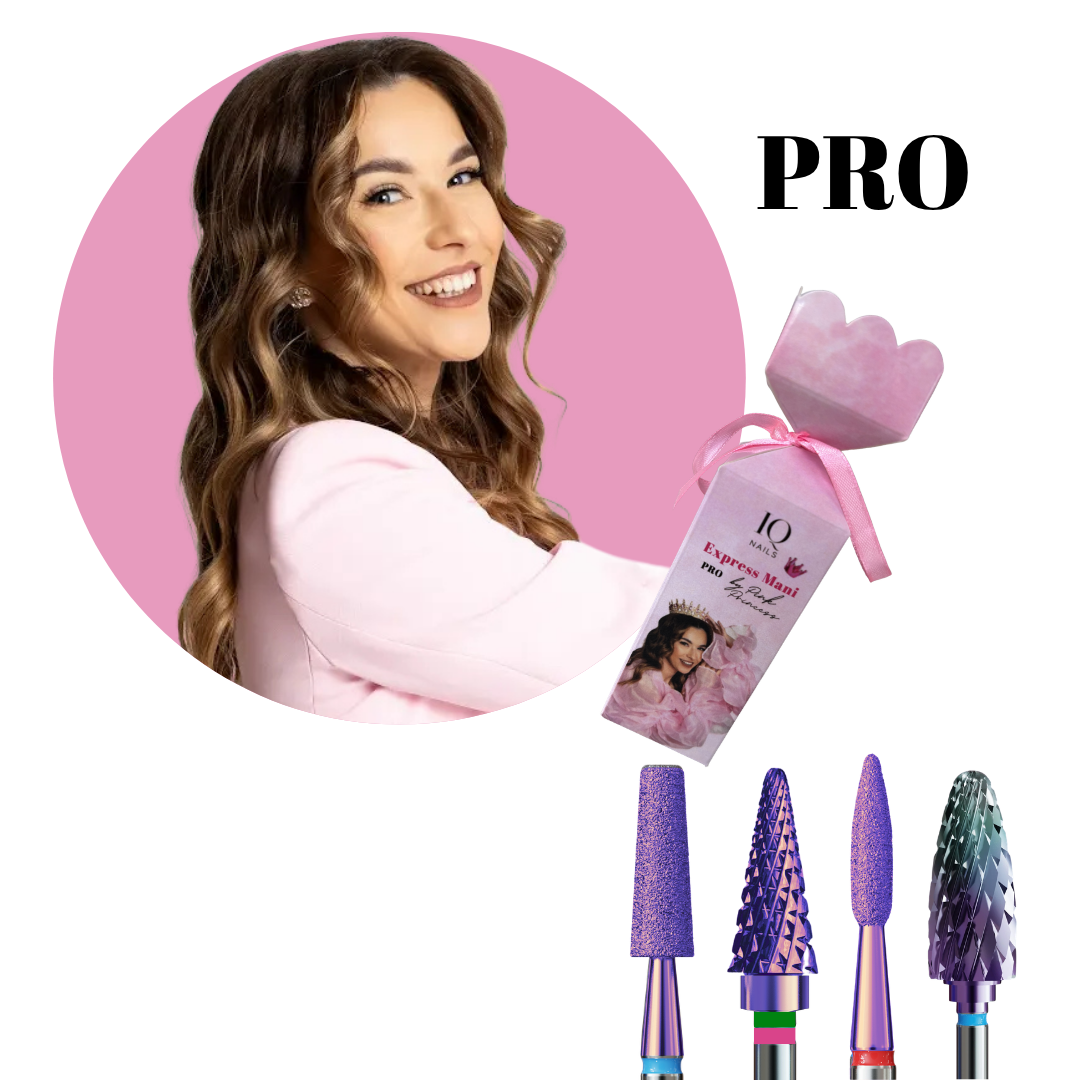 ZESTAW FREZÓW EXPRESS MANI PRO BY PINK PRINCESS