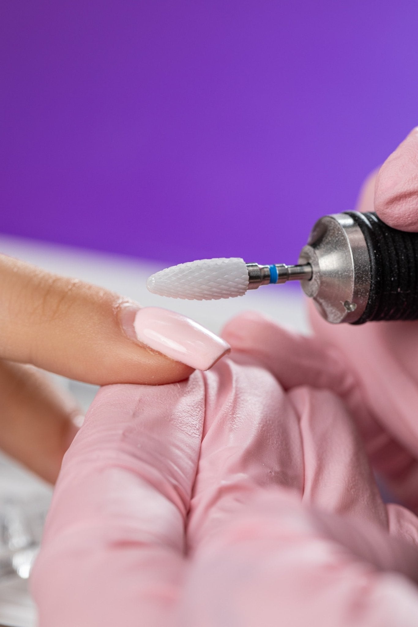 Frez ceramiczny do hybrydy, żelu i akrylu - szyszka - iqnails