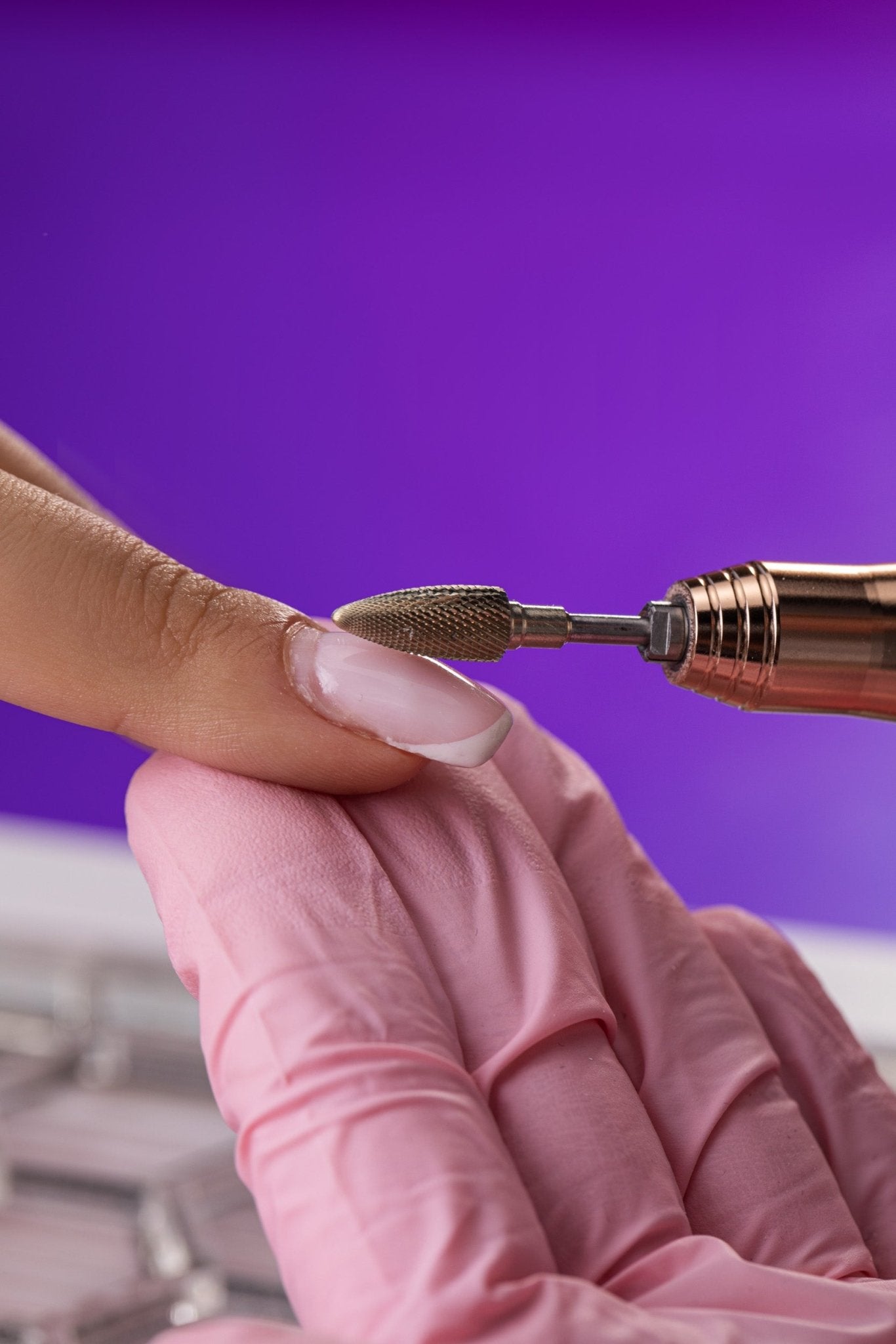 Frez Speedy by JustNails do hybrydy i żelu - delikatna szyszka - iqnails