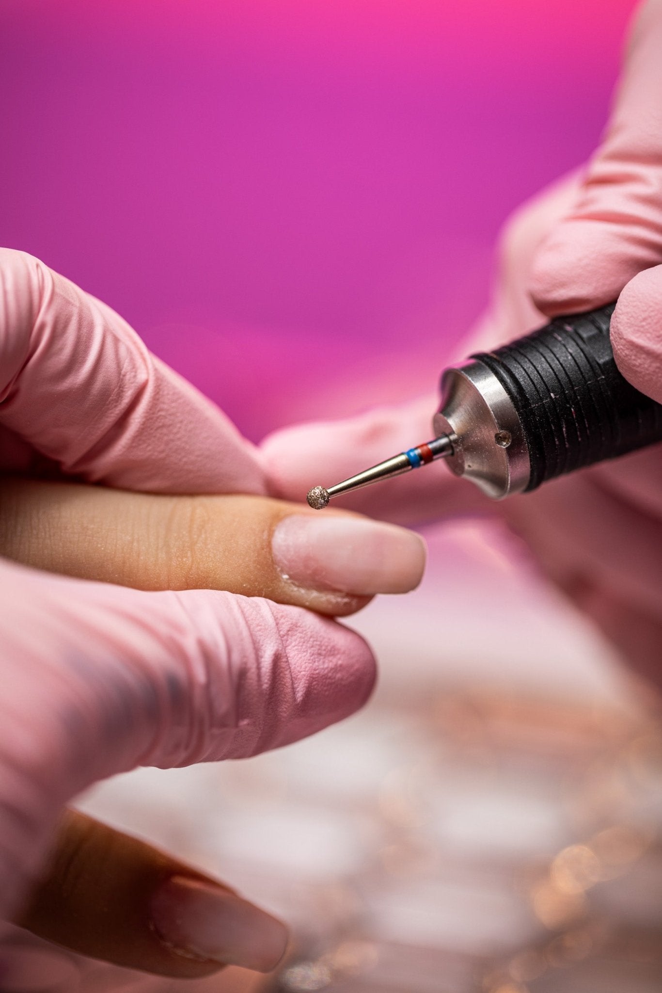 Frez w kształcie kulki z nasypem 2w1 DuoFrez - iqnails