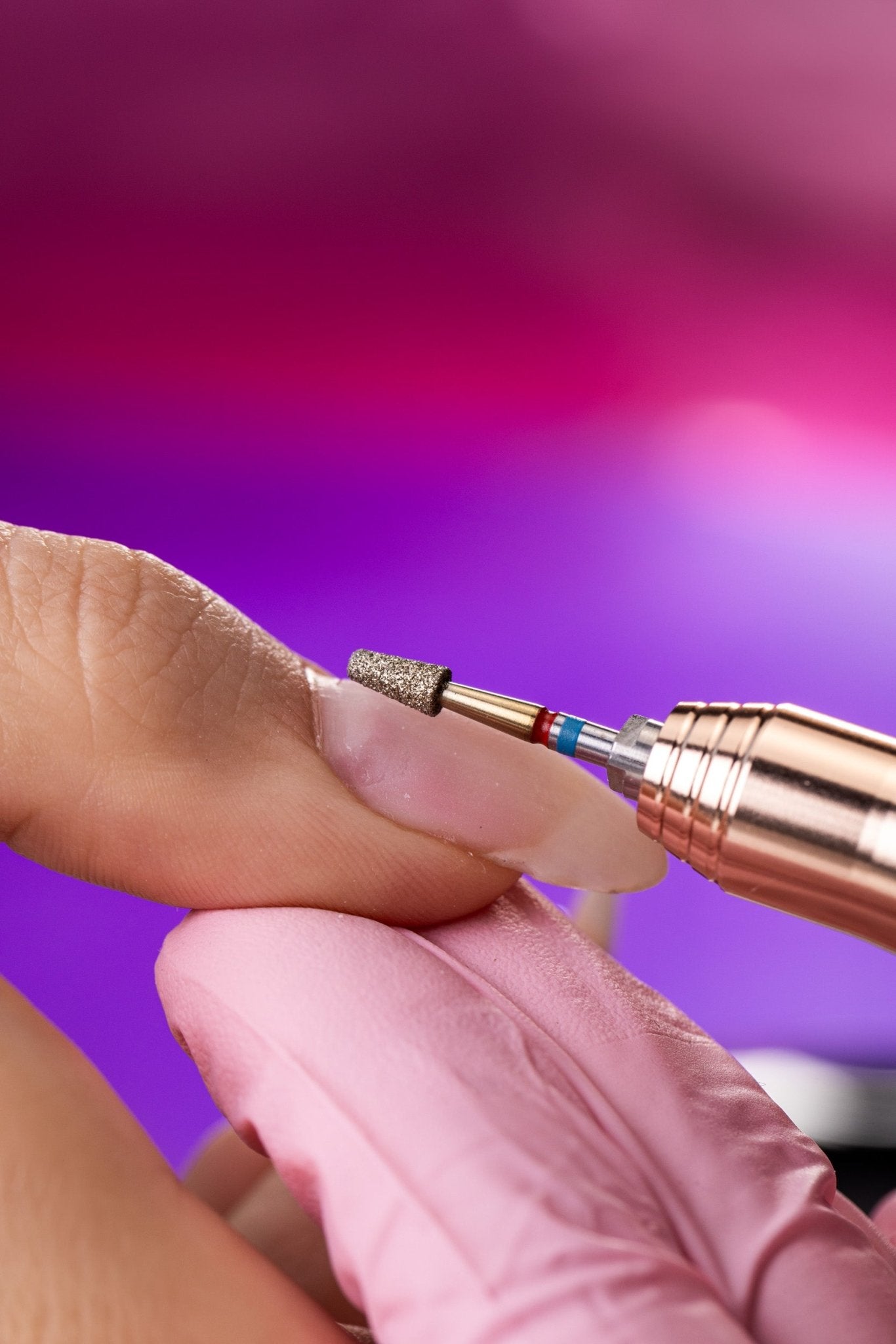 Frez w kształcie ściętego stożka z nasypem 2w1 DuoFrez - iqnails