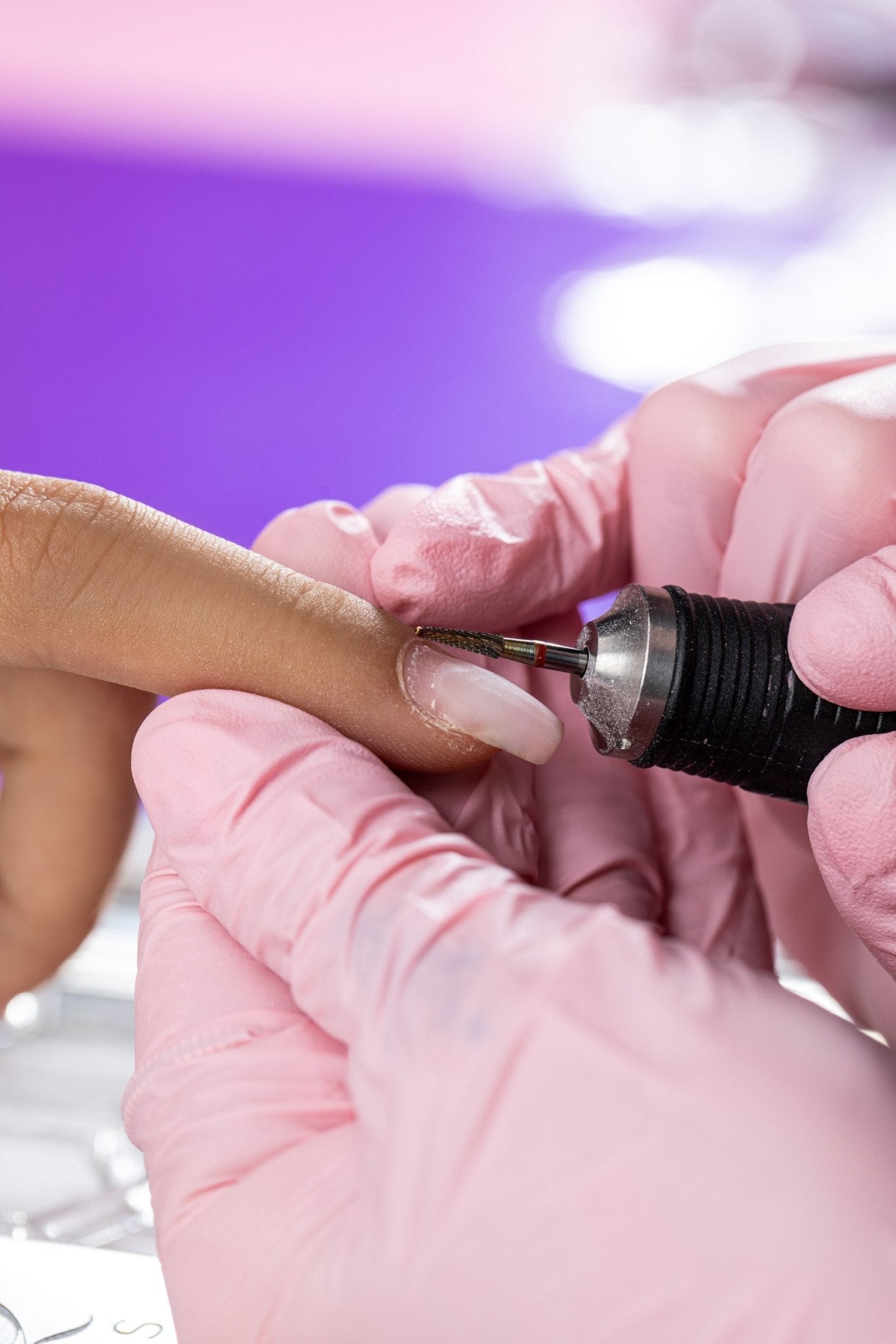 Frez z węglika dla leworęcznych stylistek do usuwania skórek - delikatny stożek - iqnails