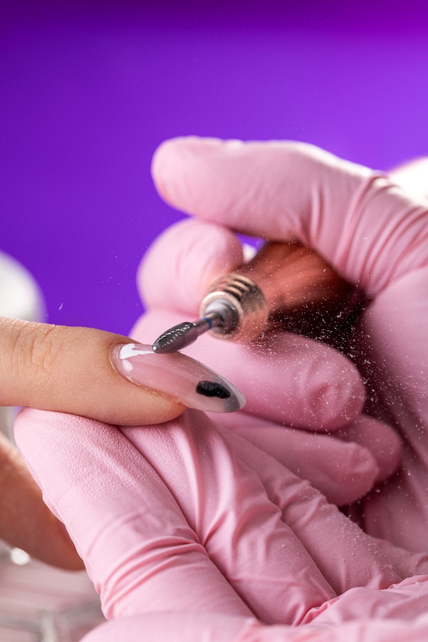 Frez z węglika spiekanego 5w1 do hybrydy, żelu i akrylu - standardowy stożek - iqnails