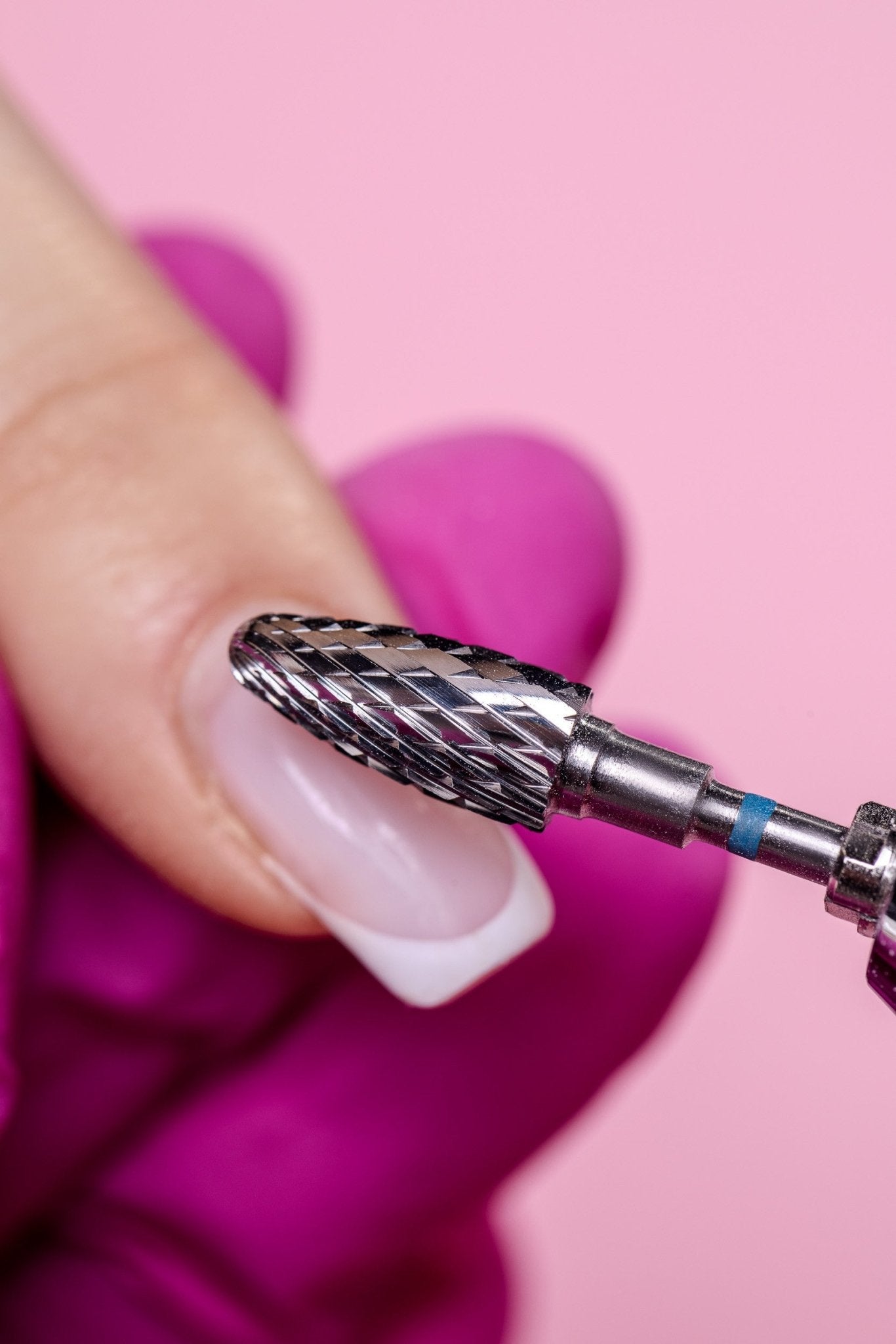 Frez z węglika spiekanego do hybrydy, żelu i akrylu - standardowa szyszka - iqnails