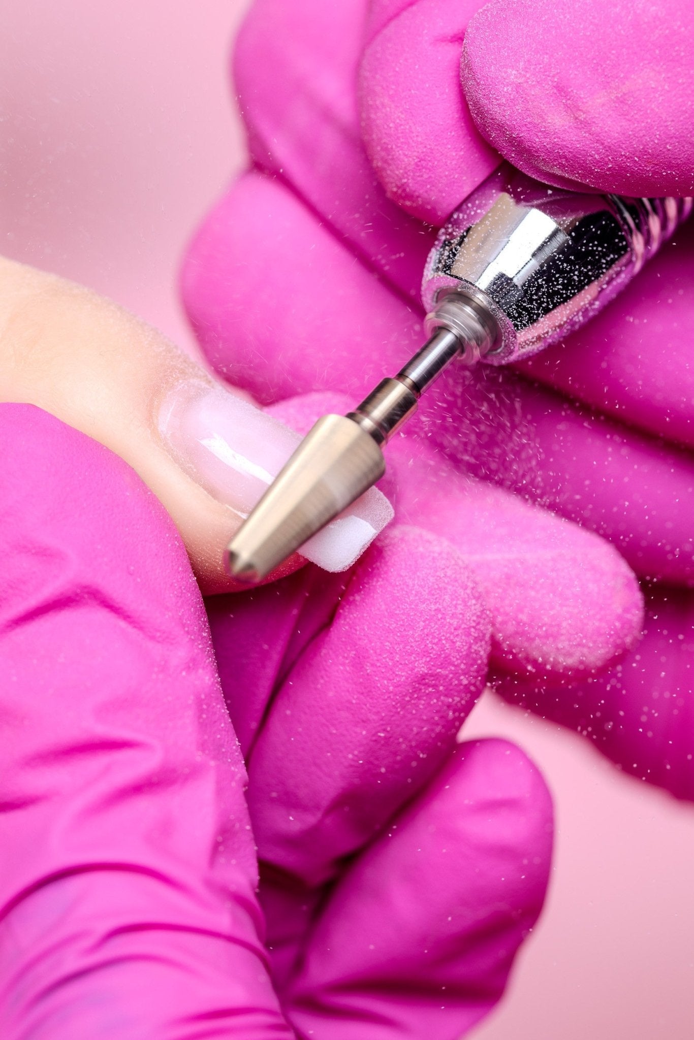 Frez z węglika spiekanego Safe End do hybrydy i żelu ze złotą powłoką - delikatny stożek - iqnails