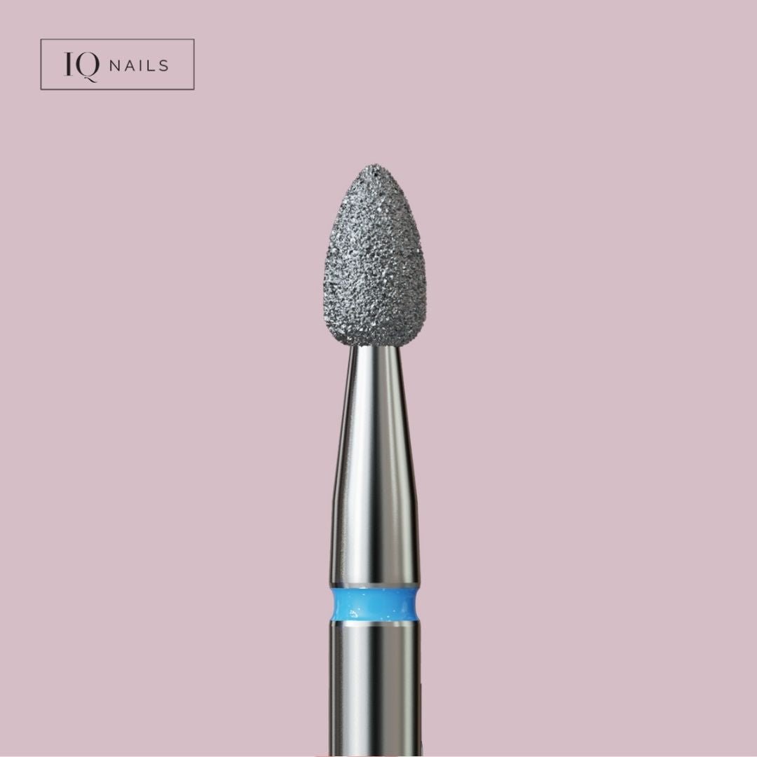 Frezy diamentowe do skórek - standardowy płomyk. Różne rozmiary - iqnails