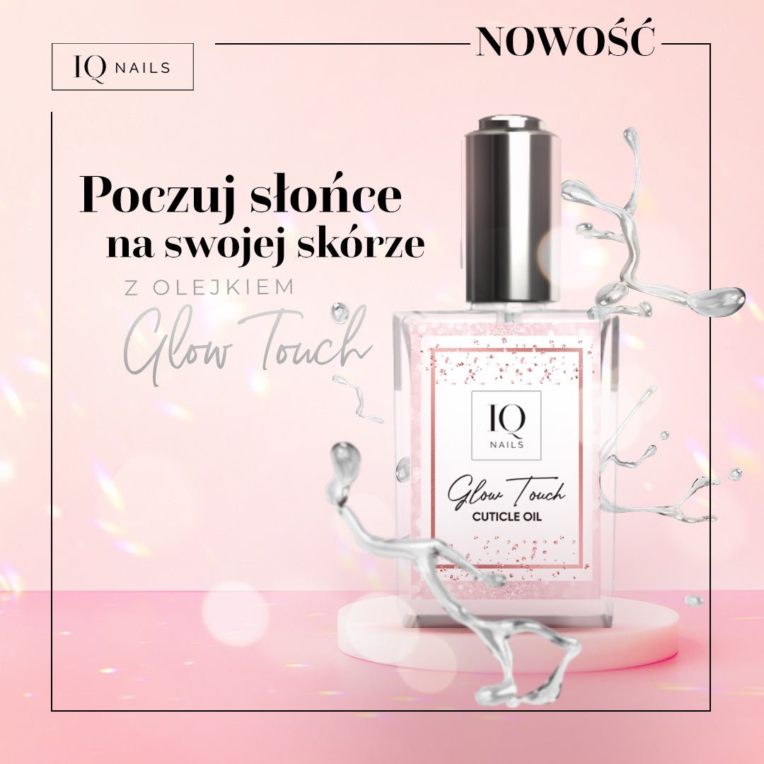 Glow Touch - oliwka do dłoni i skórek z delikatnymi drobinkami - iqnails