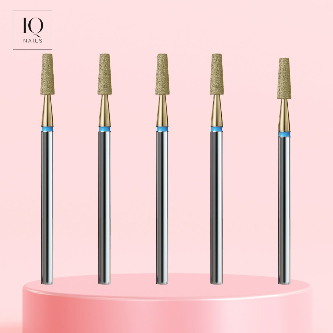 IQN Pakiet 25 - Pakiet standardowy, ścięty stożek ze złotą powłoką - iqnails