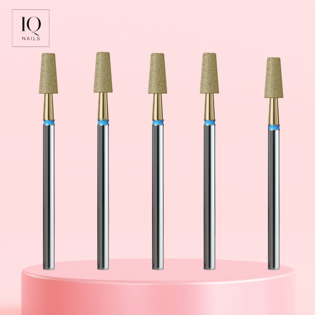 IQN Pakiet 27 - Pakiet standardowy, ścięty stożek ze złotą powłoką - iqnails