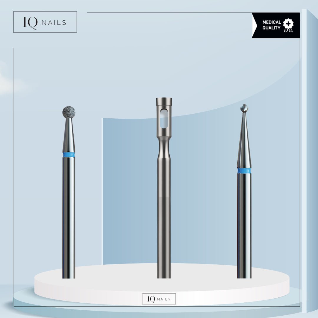 IQN Pakiet 3 - Pakiet 3 frezów Podologiczny - iqnails