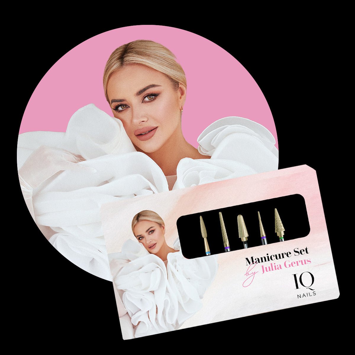 Manicure set by Julia Gerus - iqnails