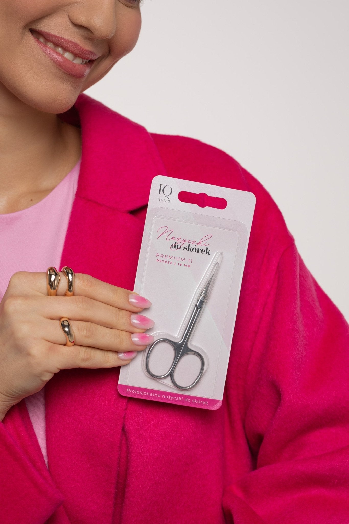 Nożyczki do skórek premium (długość ostrzy 18 mm lub 24 mm) - iqnails