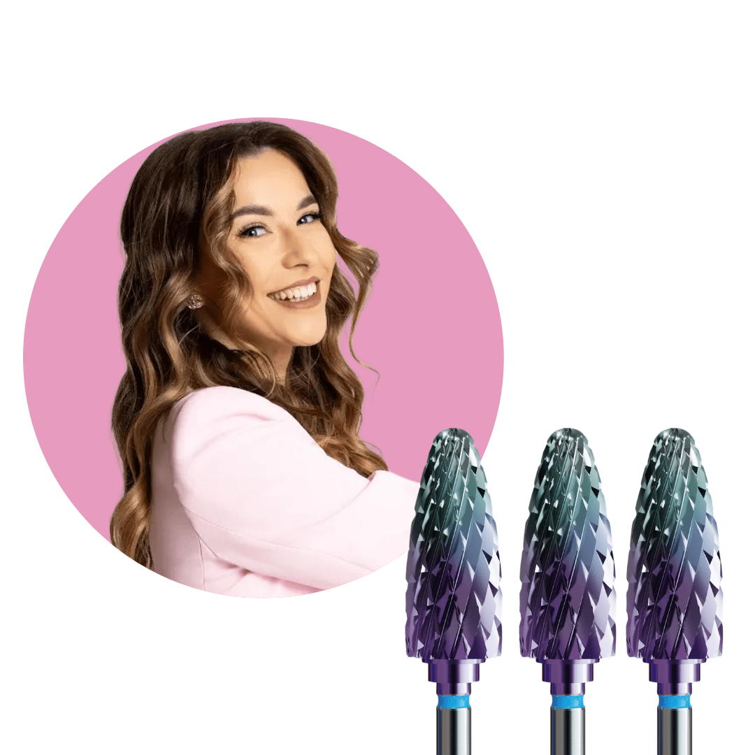 Pakiet Frez Szyszka by Pink Princess - iqnails