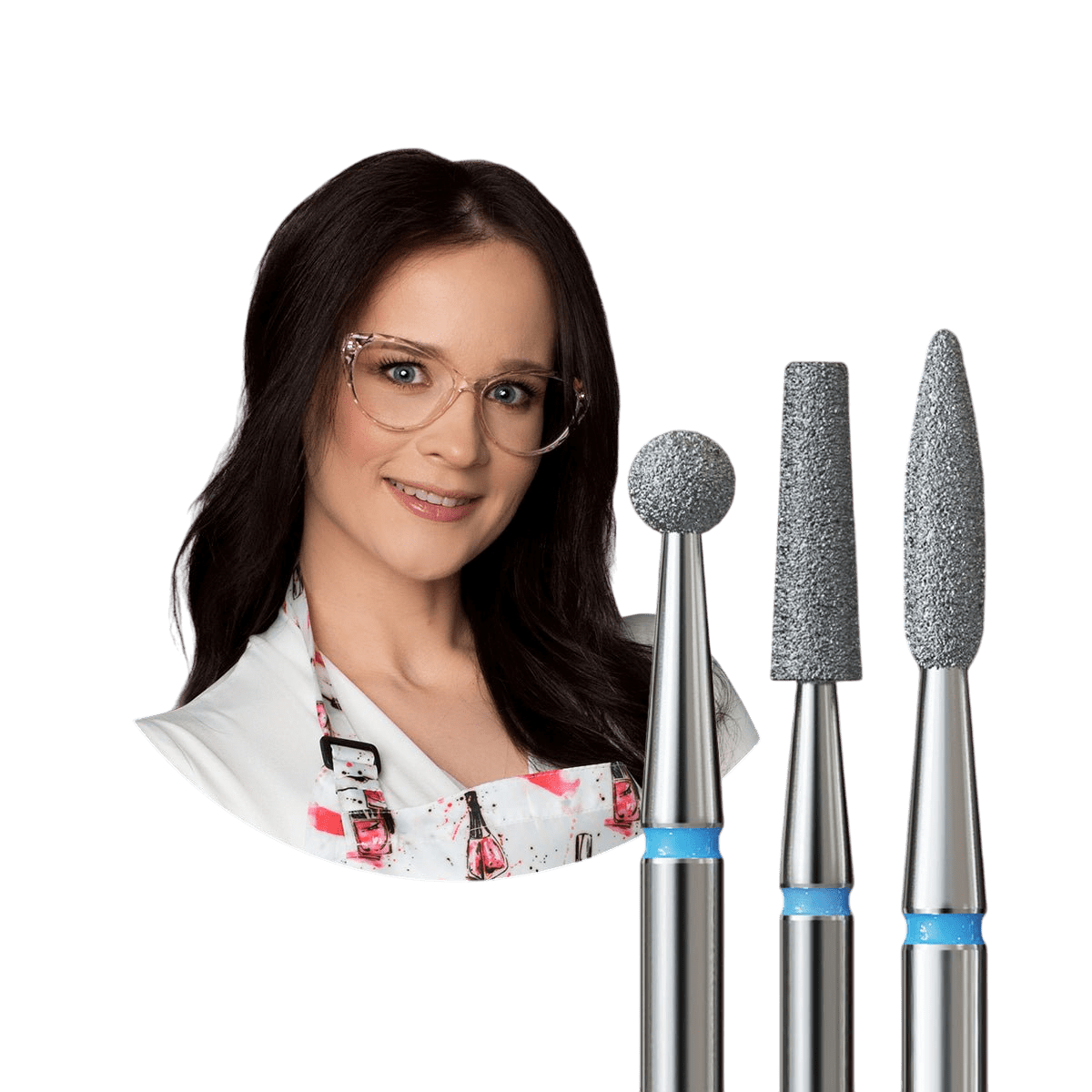 Pakiet frezów do skórek by JustNails - iqnails