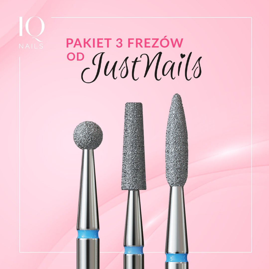 Pakiet frezów do skórek by JustNails - iqnails