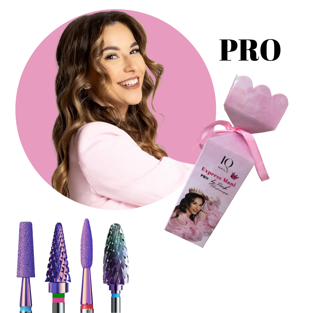 ZESTAW FREZÓW EXPRESS MANI PRO BY PINK PRINCESS