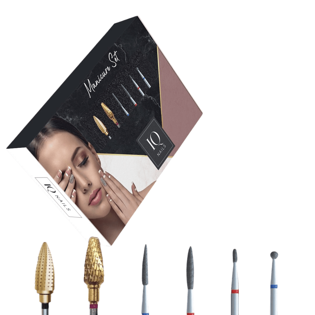 Zestaw 6 frezów do szybkiego usuwania stylizacji - iqnails