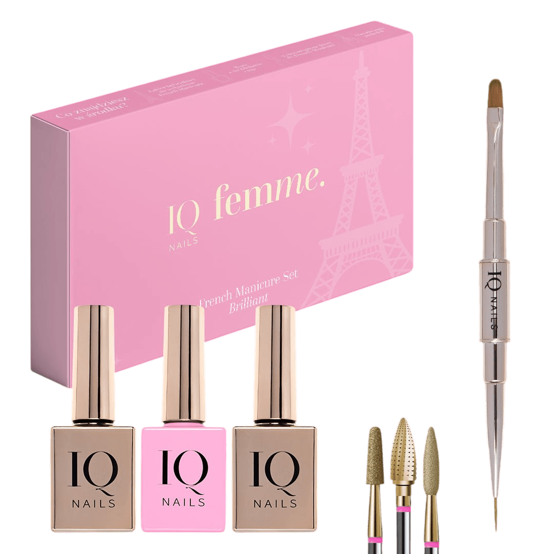 Zestaw do french manicure Brilliant - iqnails