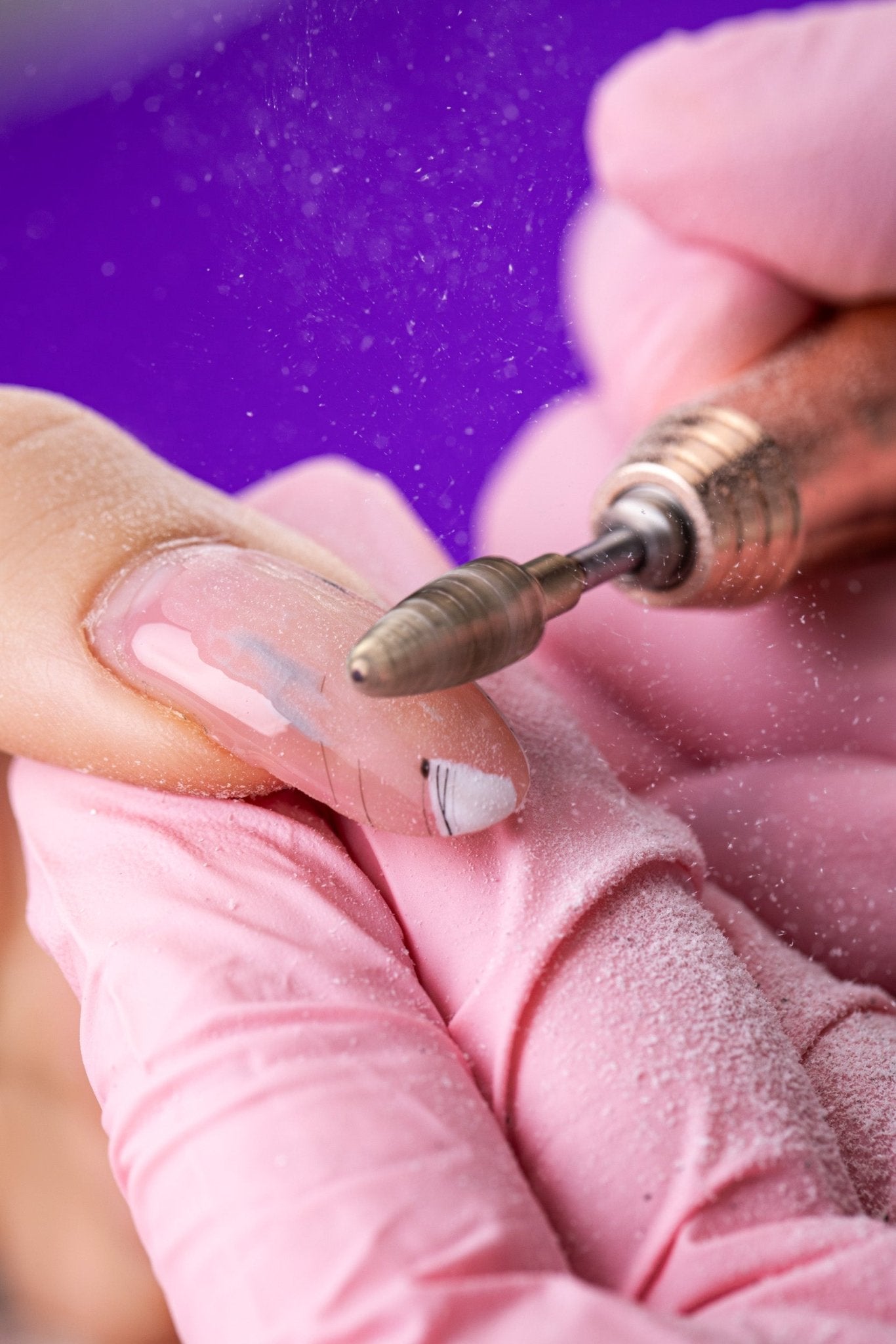 Zestaw Expert Gold Power - Zestaw 6 frezów do hybrydy, żelu, akrylu i skórek - iqnails