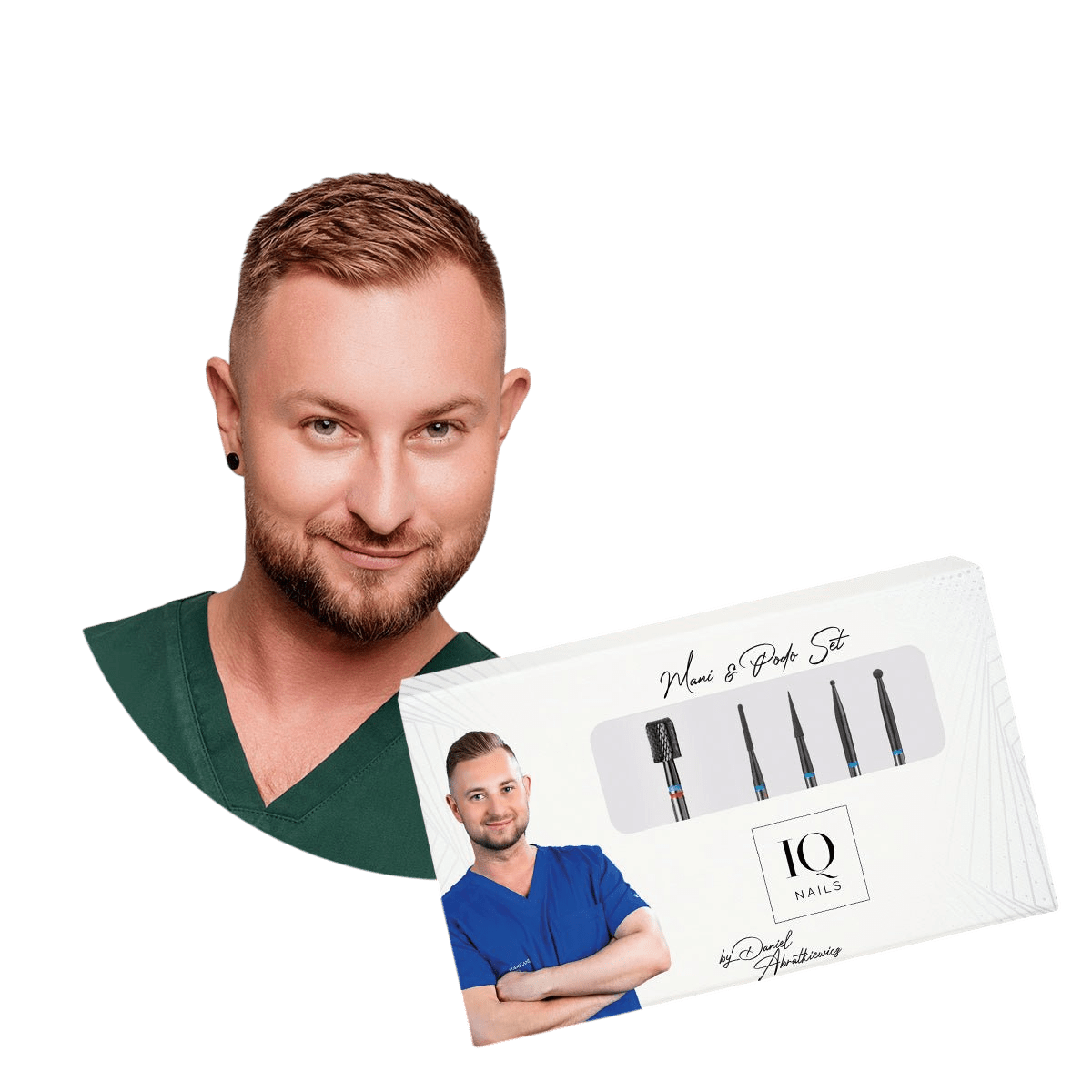 Zestaw Frezów by Daniel Abratkiewicz „Bo nie wszystko da się zamalować” - iqnails