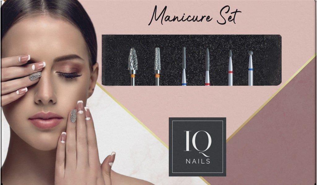 Zestaw frezów dla leworęcznych stylistek - iqnails