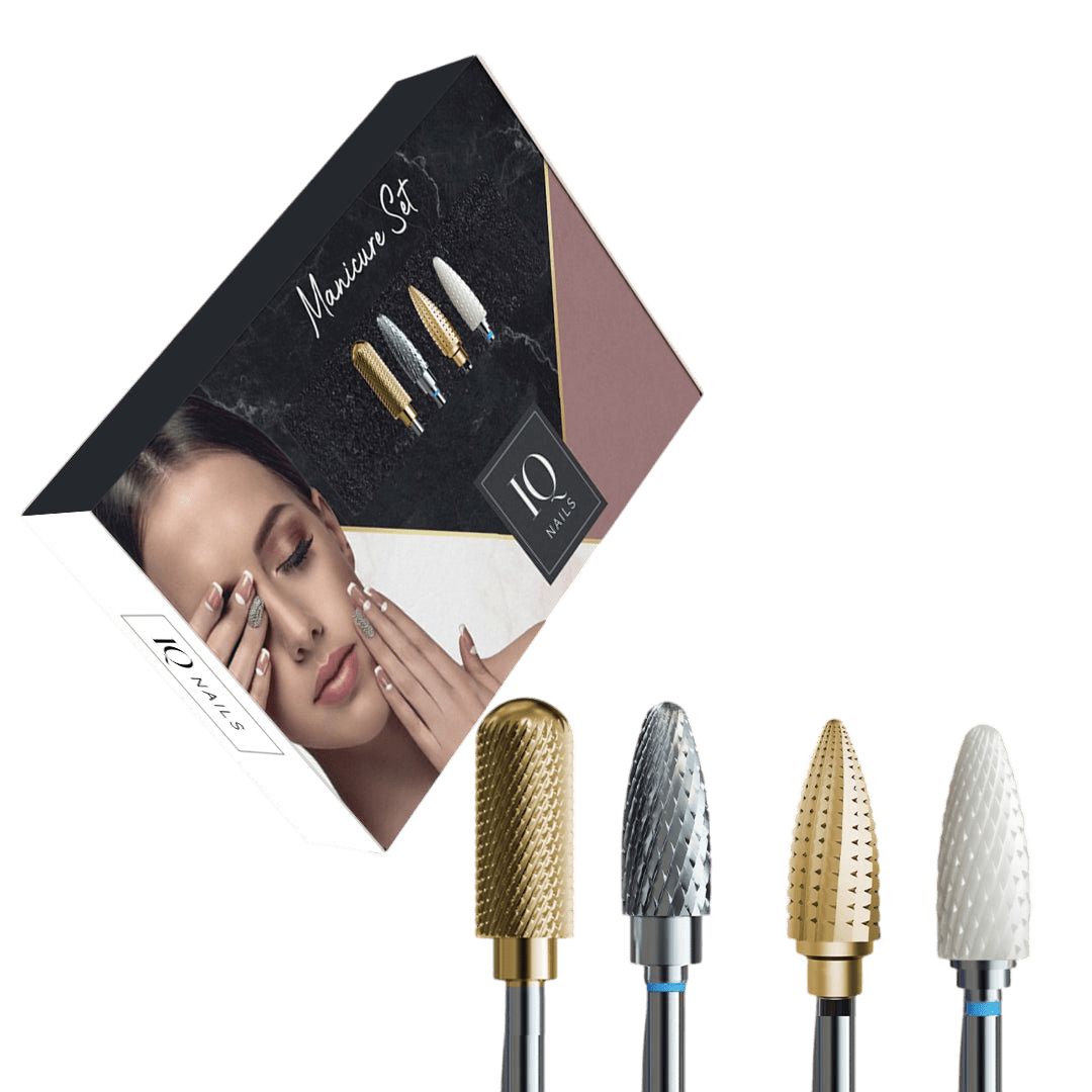 Zestaw frezów do usuwania stylizacji, hybrydy, żelu, akrylu i tytanu - iqnails