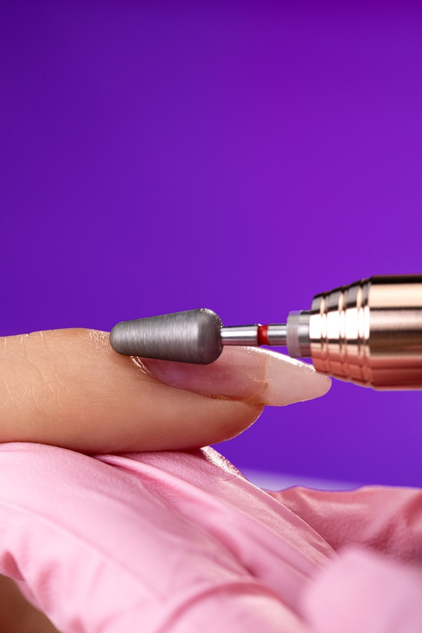 Frez diamentowy buffer do skórek i paznokci - delikatny stożek - iqnails