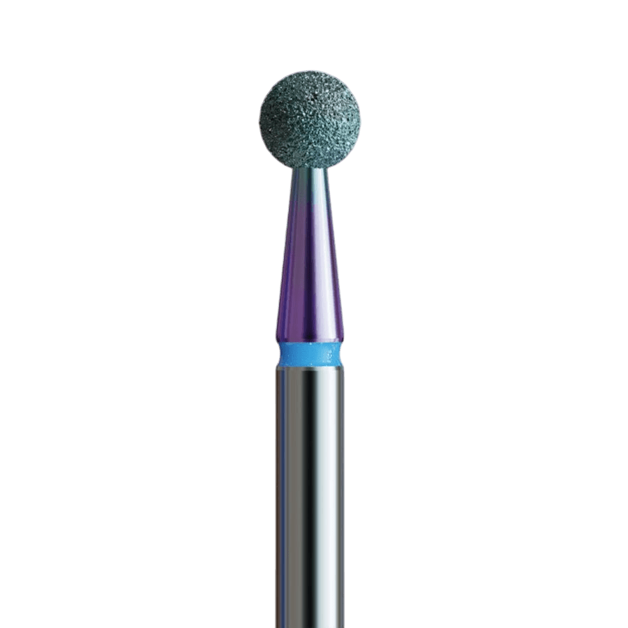 Frez diamentowy do usuwania skórek z powłoką kameleon - standardowa kulka - iqnails