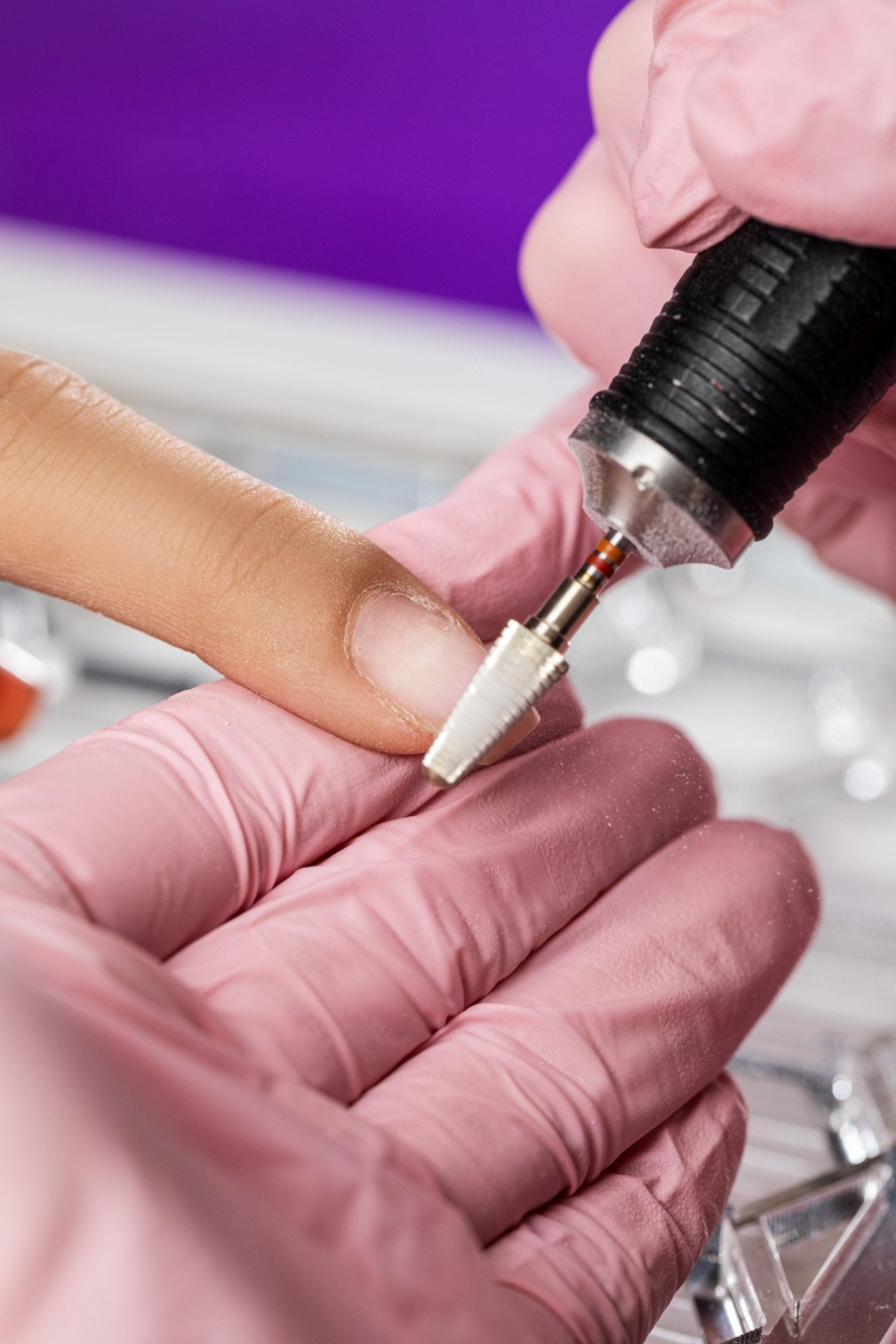 Frez Multiverse by JustNails do hybrydy, żelu i akrylu - delikatny stożek - iqnails