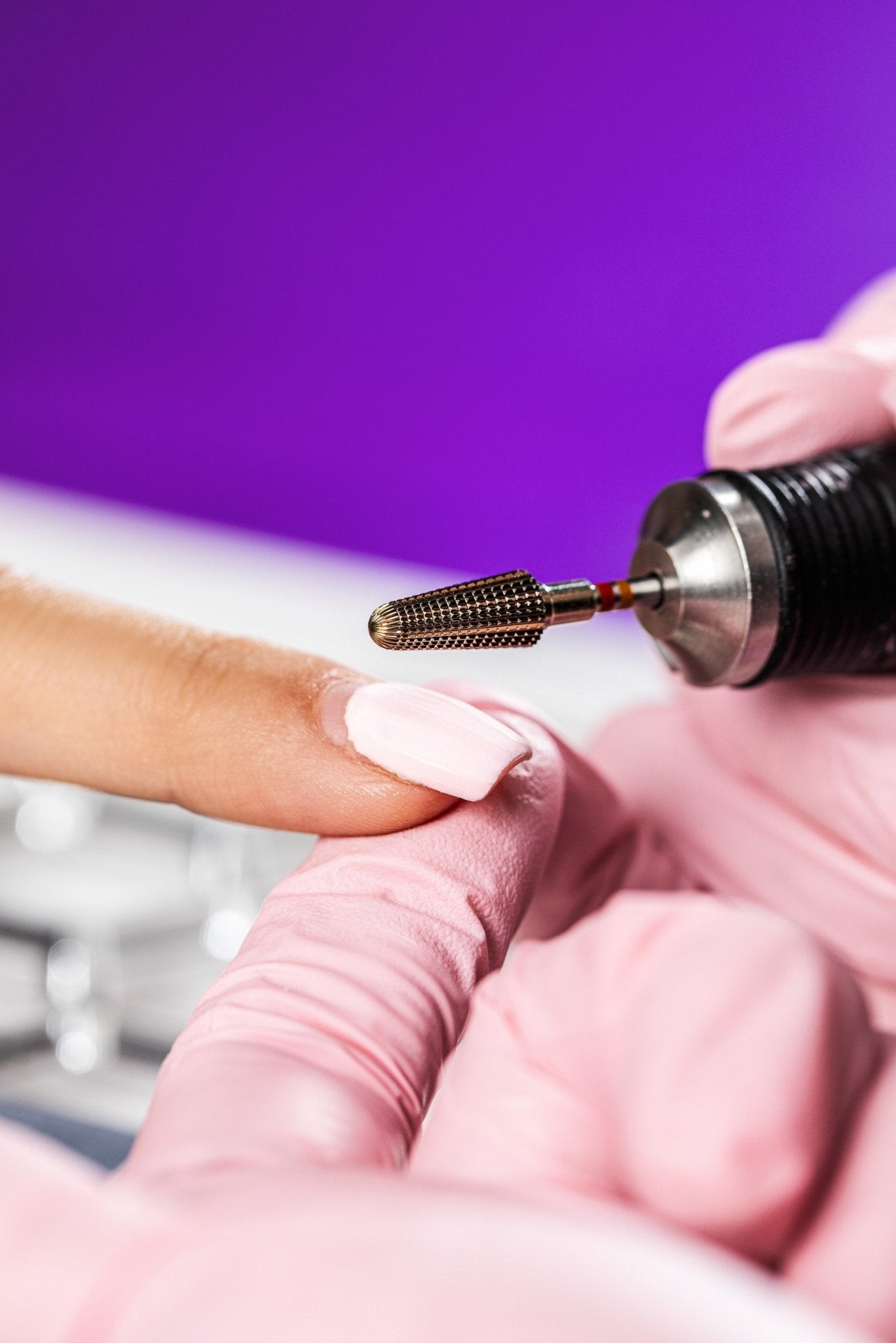 Frez Multiverse by JustNails do hybrydy, żelu i akrylu - delikatny stożek - iqnails