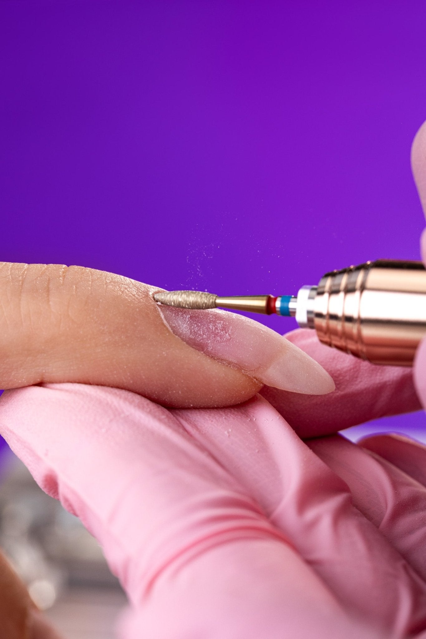 Frez w kształcie długiego płomyka z nasypem 2w1 DuoFrez - iqnails