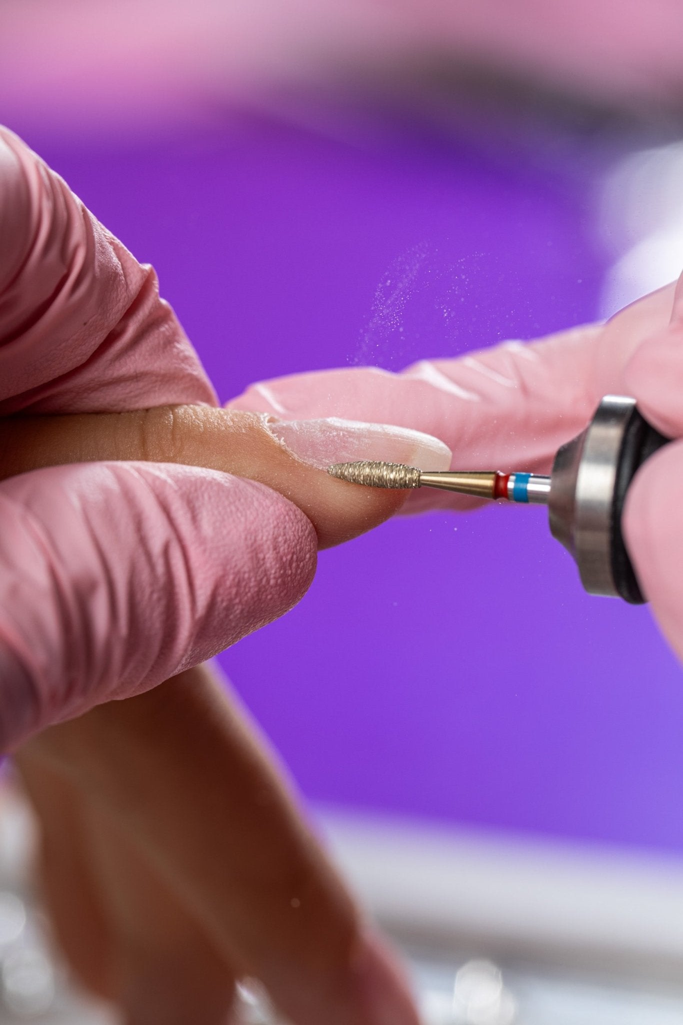 Frez w kształcie długiego płomyka z nasypem 2w1 DuoFrez - iqnails