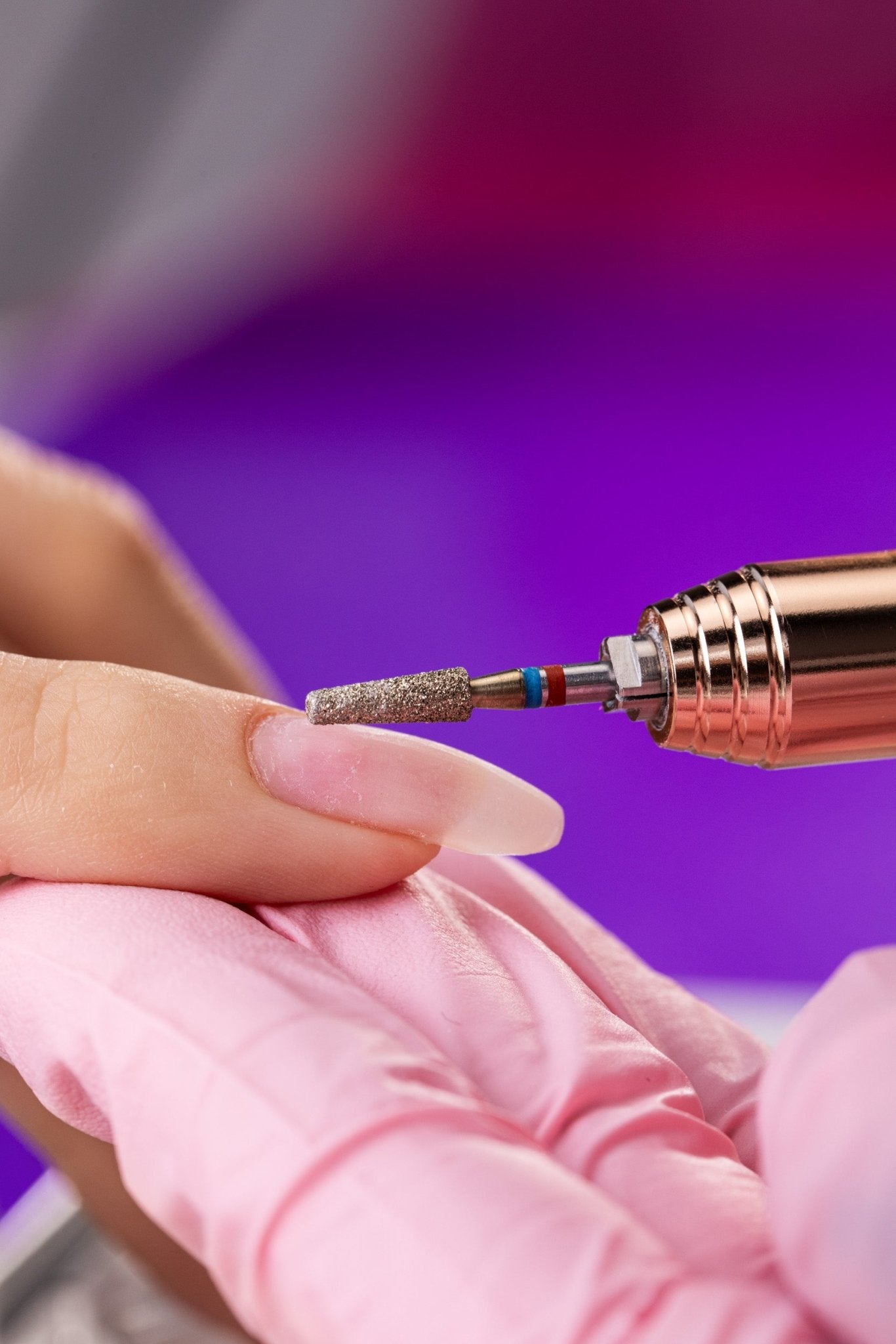 Frez w kształcie długiego ściętego stożka z nasypem 2w1 DuoFrez 172.FM.031 - iqnails