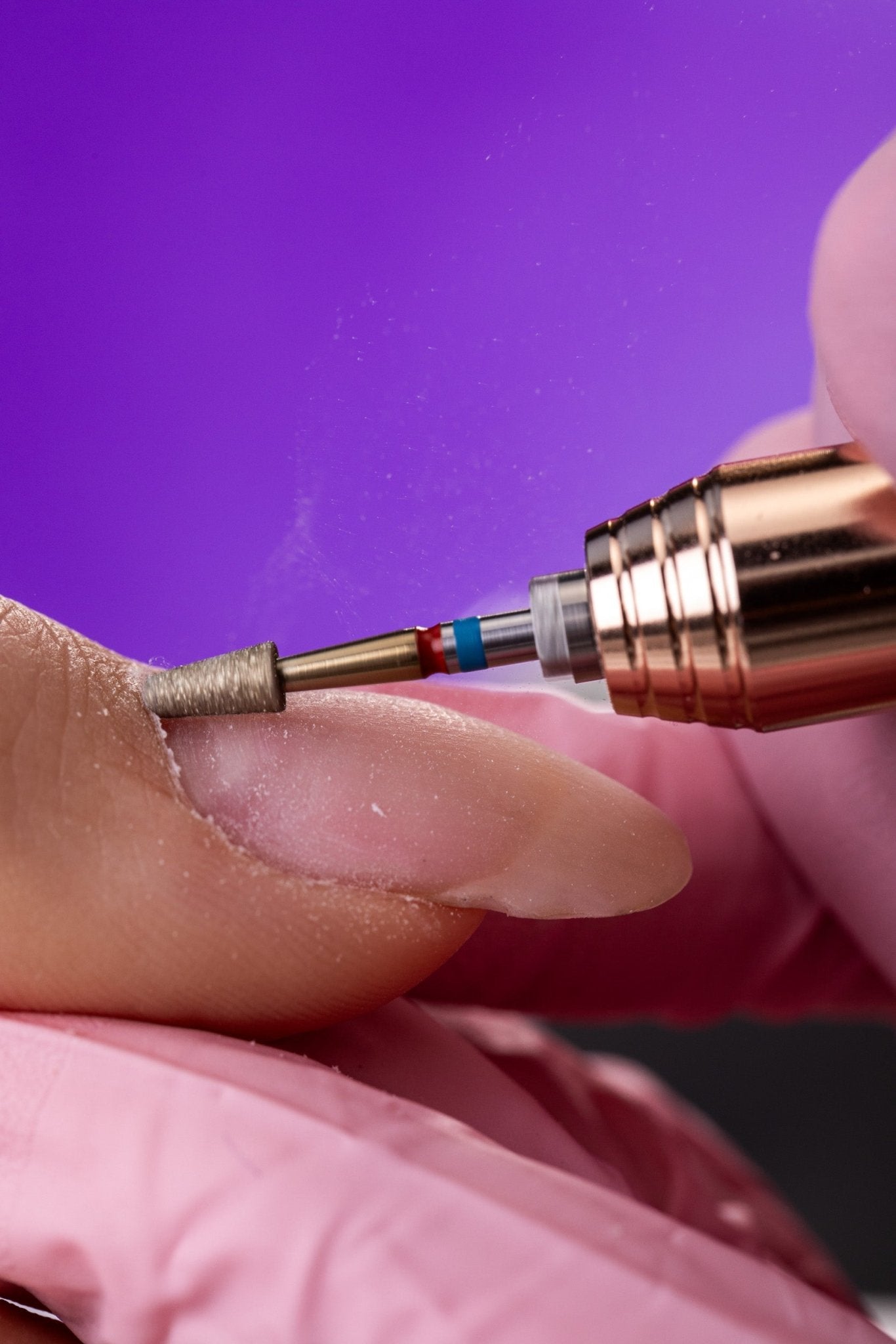 Frez w kształcie ściętego stożka z nasypem 2w1 DuoFrez  - iqnails