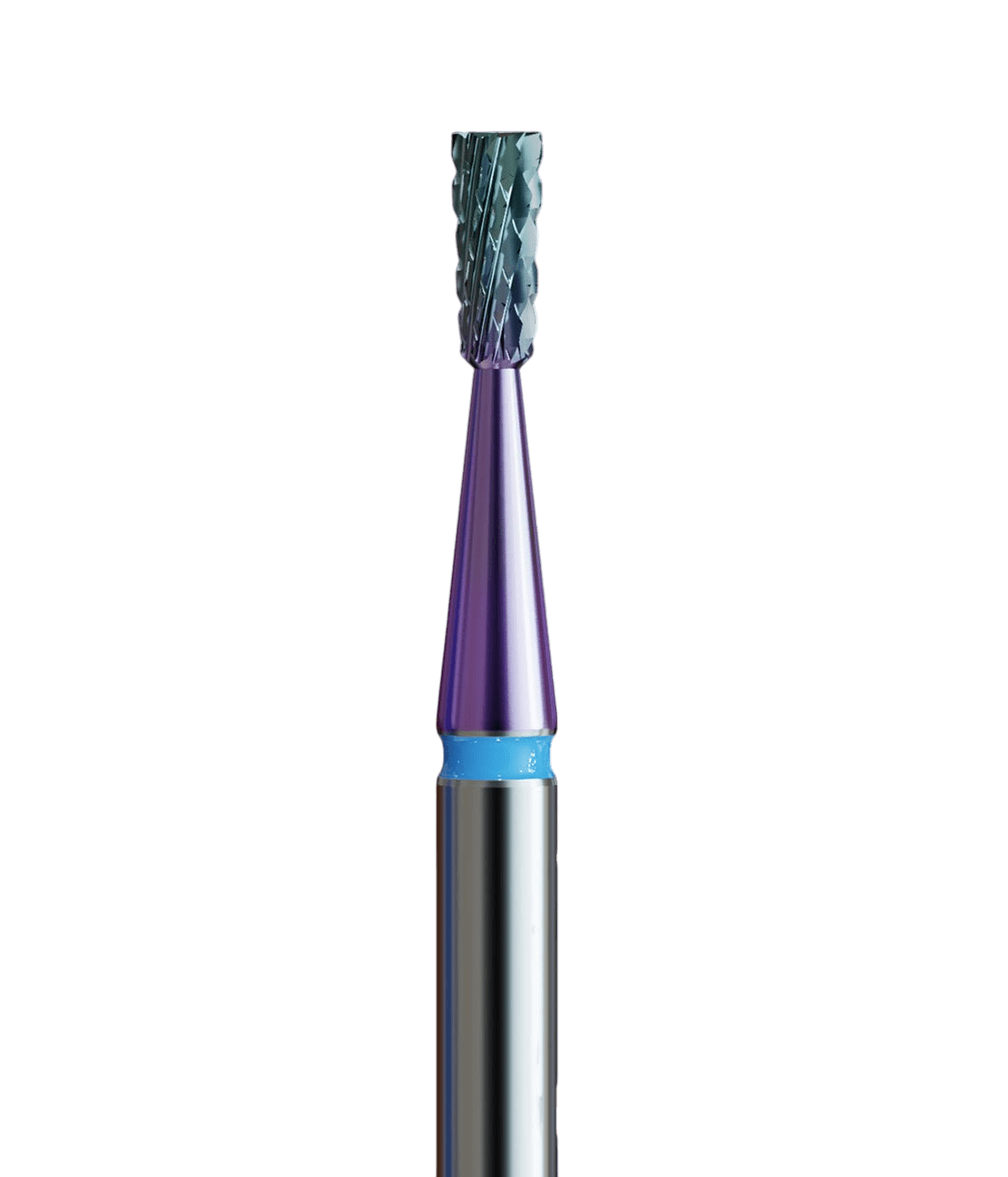 Frez z węglika 3w1 do skórek z powłoką kameleon - standardowy stożek - iqnails