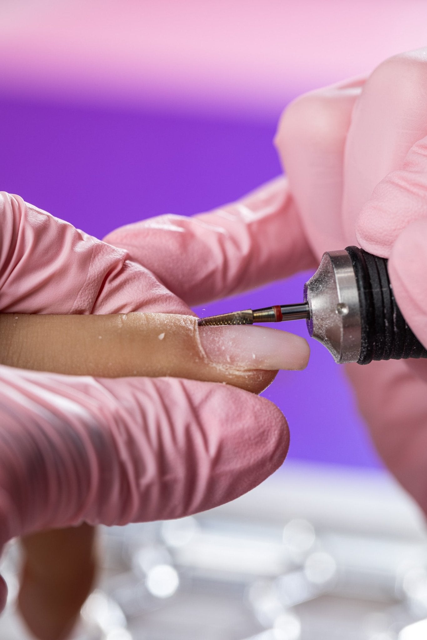 Frez z węglika dla leworęcznych stylistek do usuwania skórek - delikatny stożek - iqnails