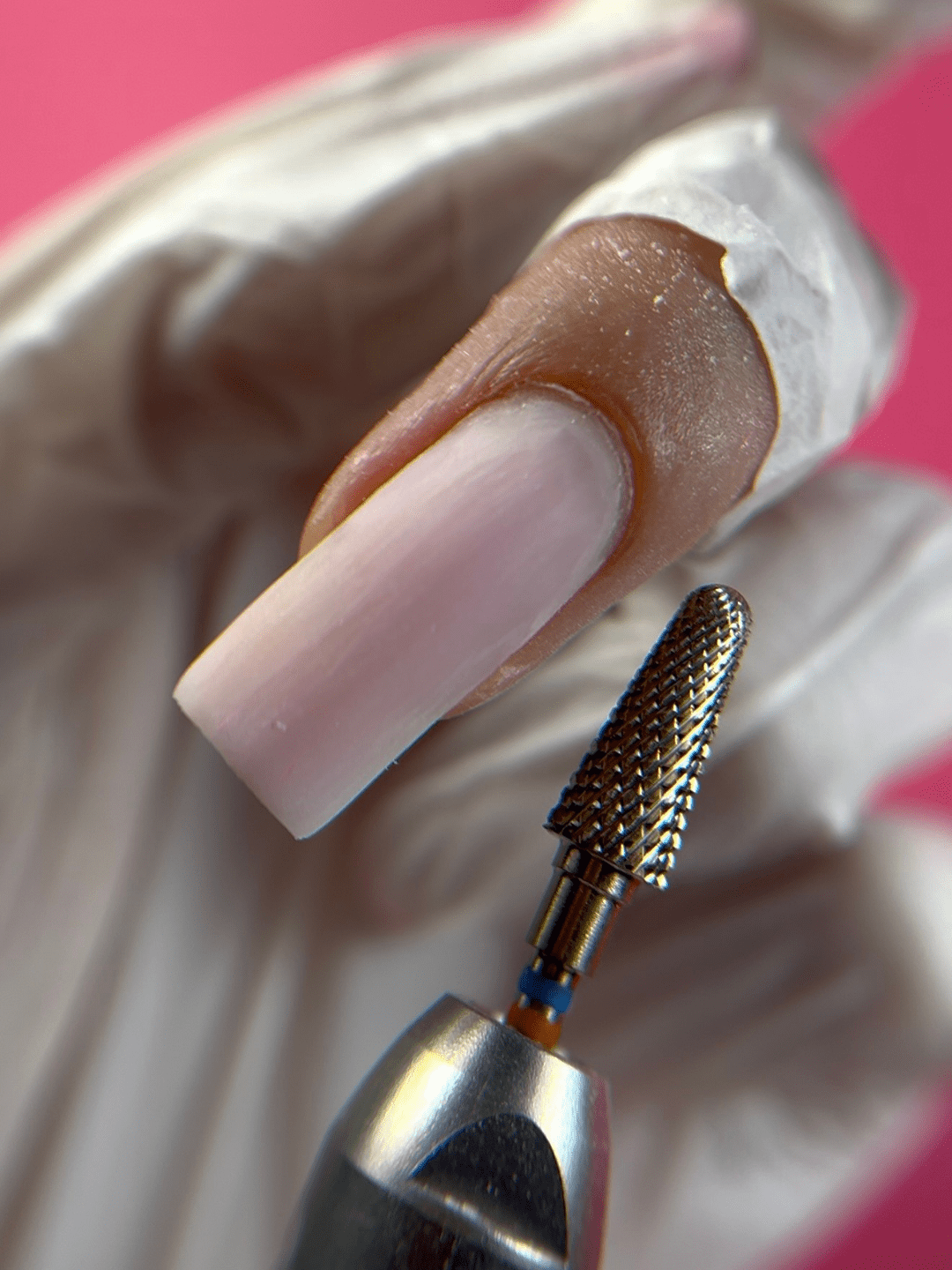 Frez z Węglika do Hybrydy, Żelu, Akrylu w Kształcie Stożka 2w1 (do Pracy w Lewo i w Prawo) CoolFrez - iqnails