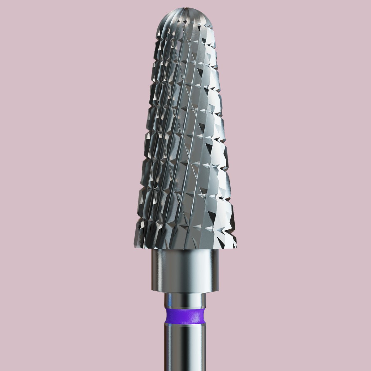 Frez z węglika spiekanego 5w1 do hybrydy i żelu - delikatny stożek - iqnails