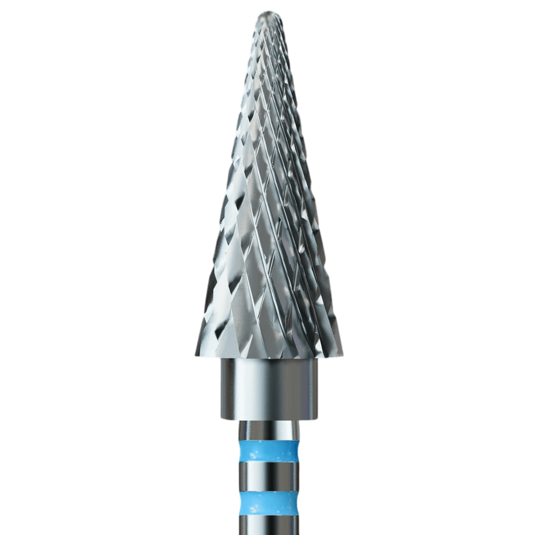 Frez z węglika spiekanego 5w1 do hybrydy, żelu i akrylu dla leworęcznych - standardowa choinka - iqnails