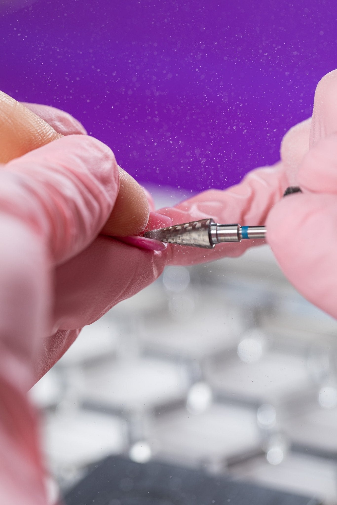 Frez z węglika spiekanego 5w1 do hybrydy, żelu i akrylu - standardowa choinka - iqnails