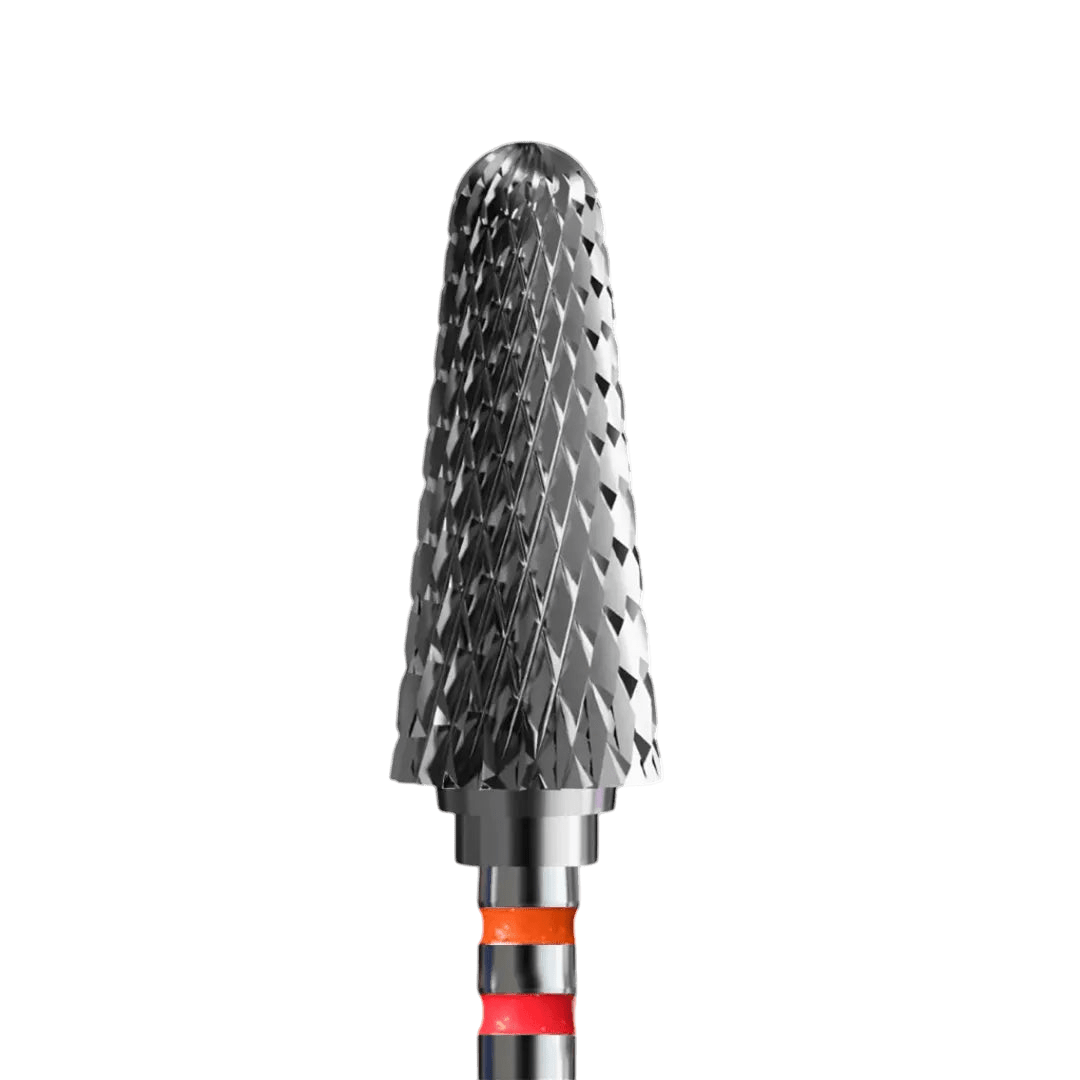 Frez z węglika spiekanego dla leworęcznych do hybrydy - delikatny stożek - iqnails