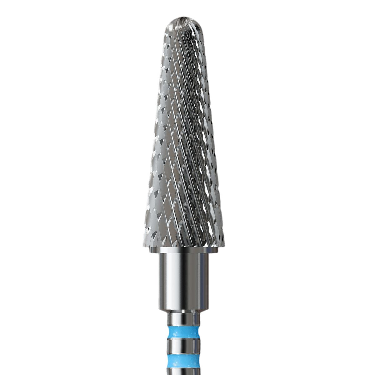 Frez z węglika spiekanego dla leworęcznych do hybrydy, żelu i akrylu - delikatny stożek - iqnails