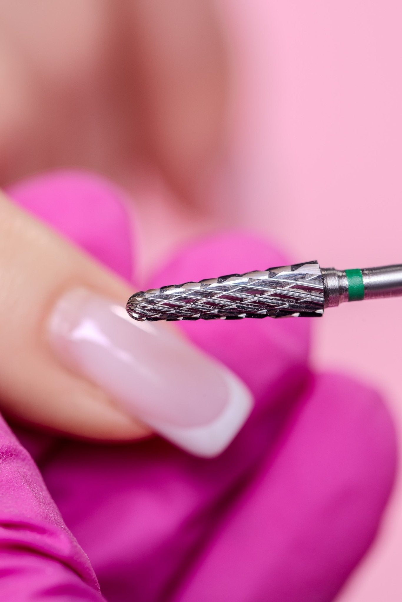 Frez z węglika spiekanego do akrylu - zbierający stożek - iqnails