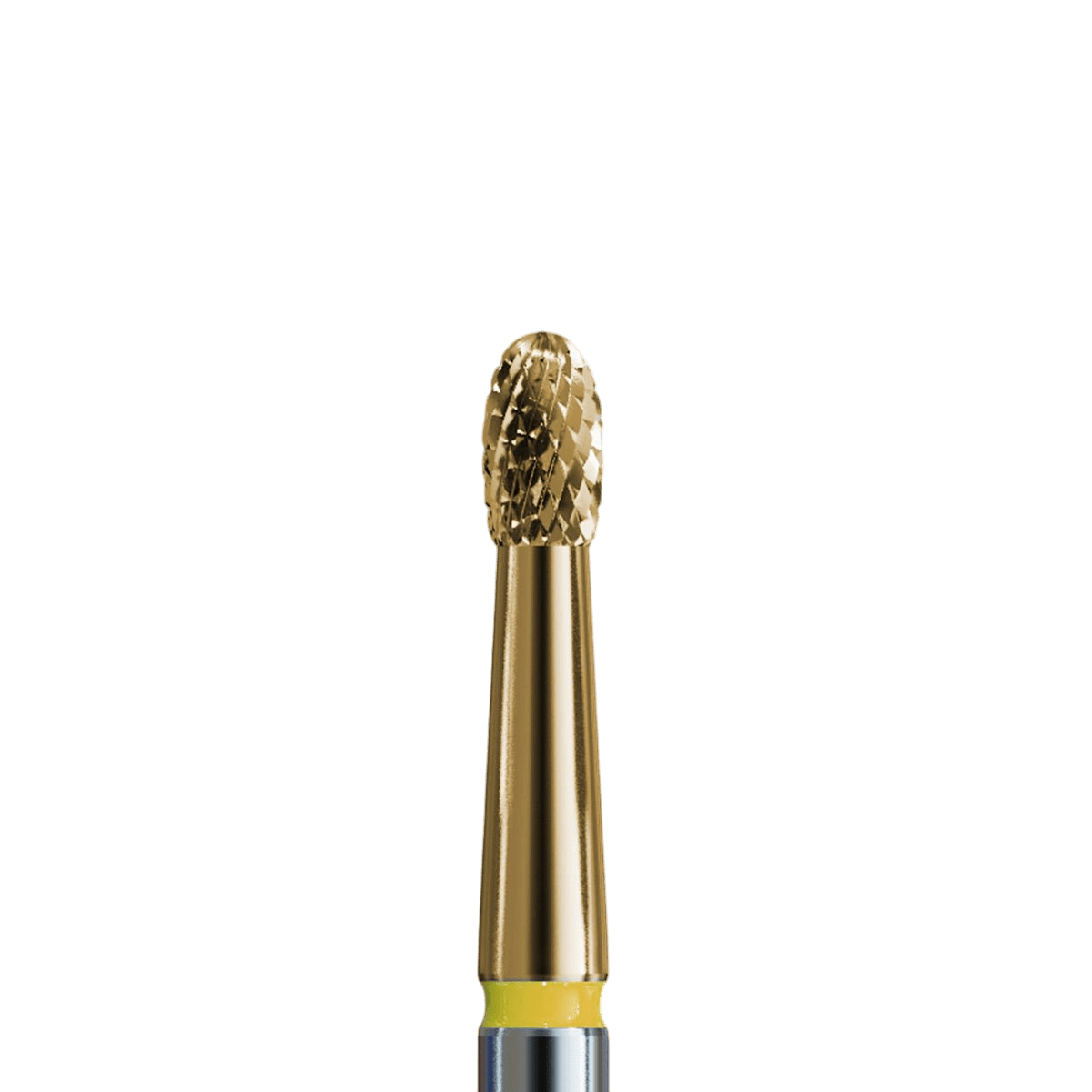 Frez z węglika spiekanego do skórek ze złotą powłoką - bardzo delikatna oliwka - iqnails