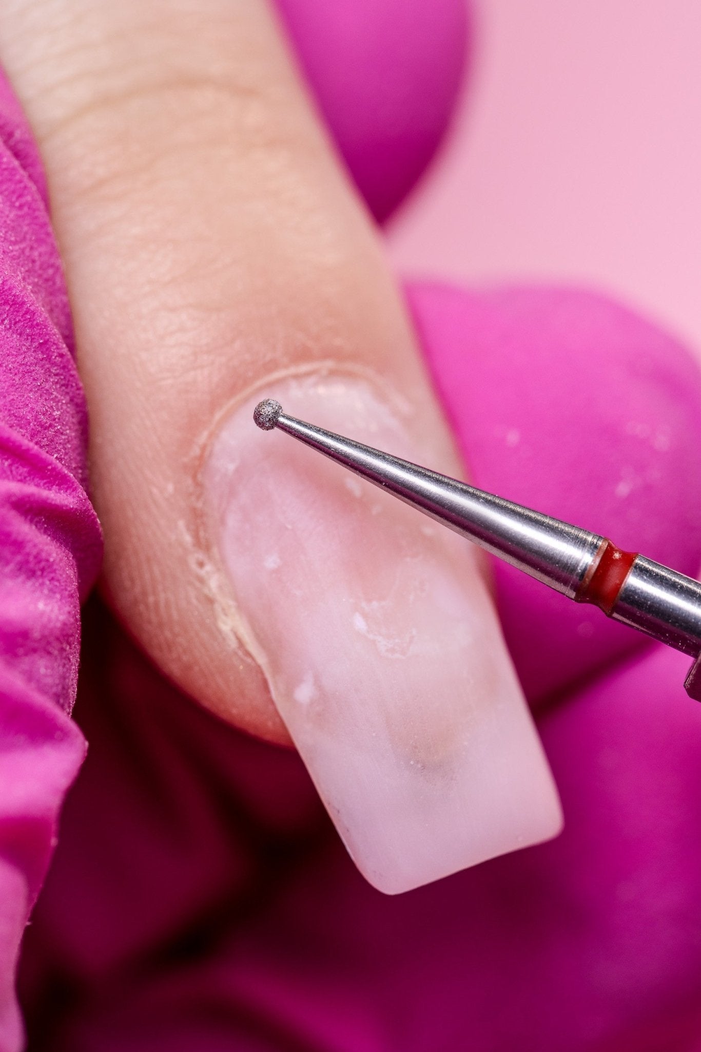 Frezy diamentowe do skórek - delikatna kulka. Różne rozmiary - iqnails