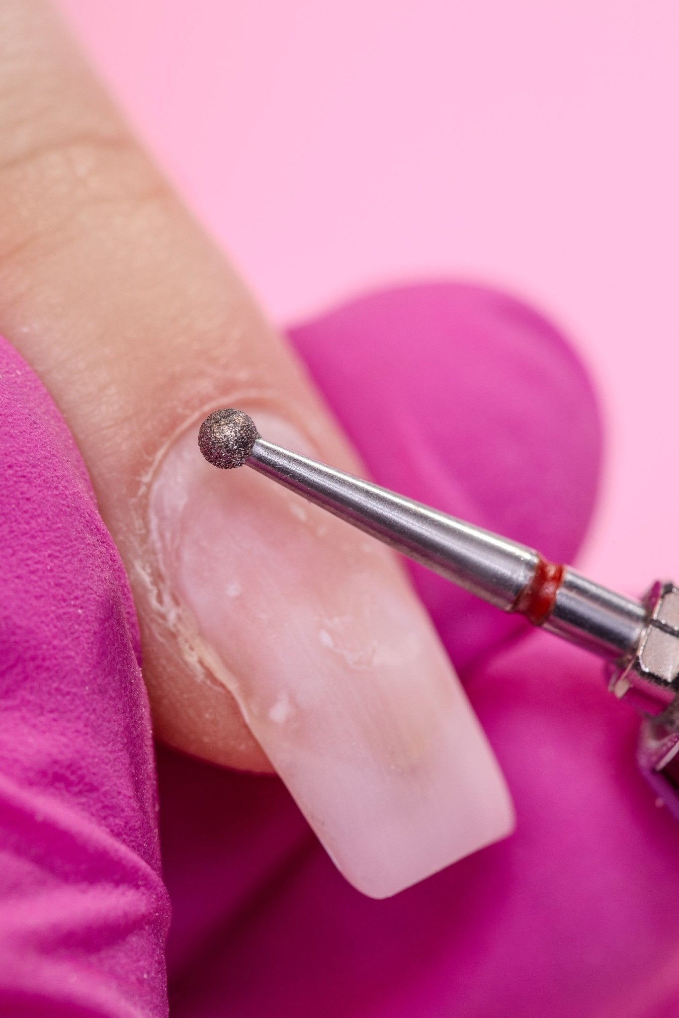 Frezy diamentowe do skórek - delikatna kulka. Różne rozmiary - iqnails