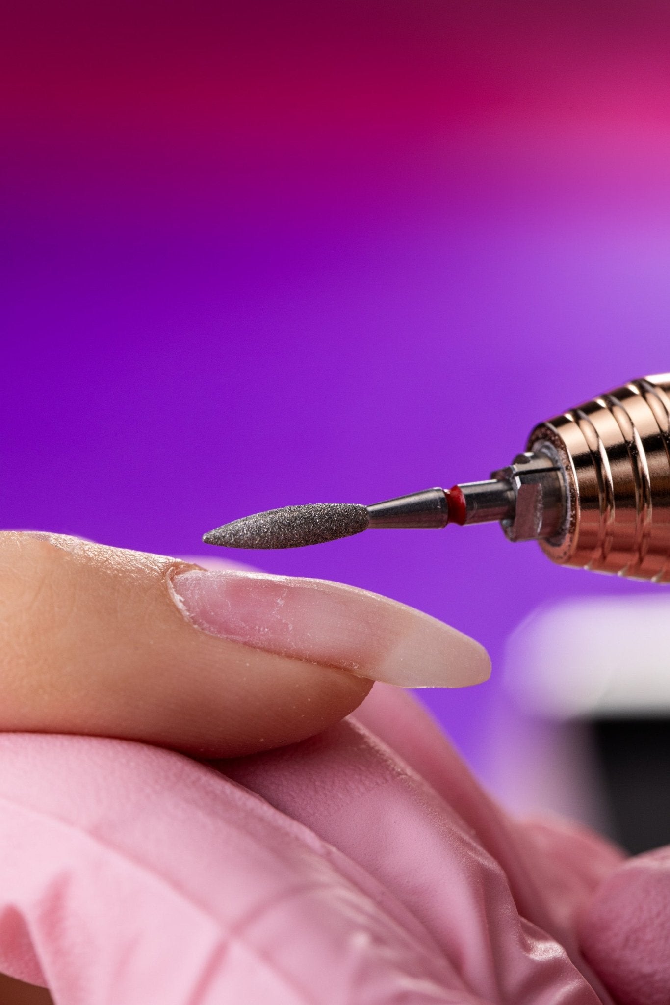 Frezy diamentowe do skórek - delikatny, długi płomyk. Różne rozmiary - iqnails