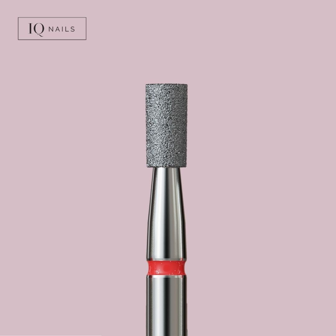 Frezy diamentowe do skórek - delikatny, szerszy na górze walec. Różne rozmiary - iqnails