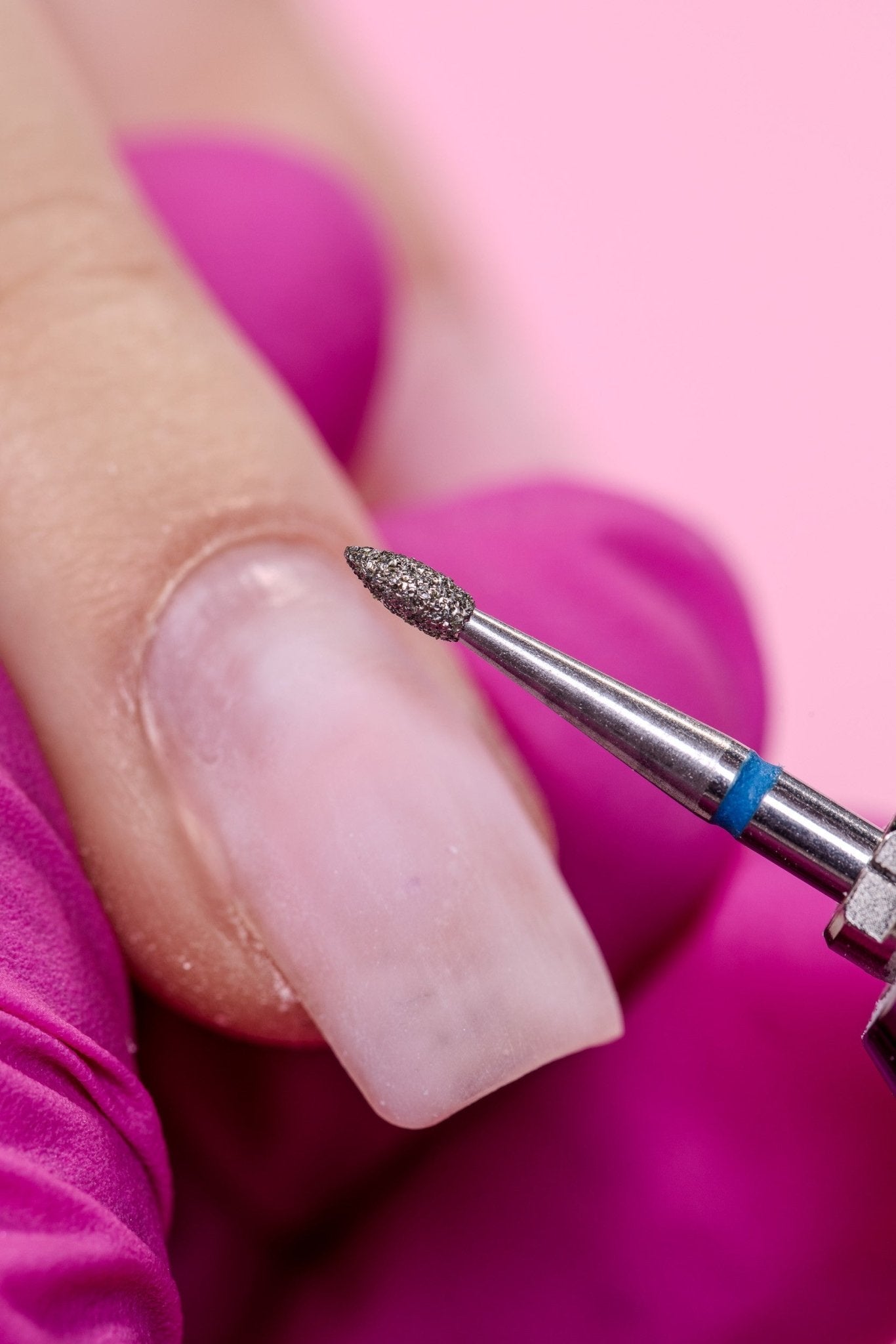 Frezy diamentowe do skórek - standardowy płomyk. Różne rozmiary - iqnails